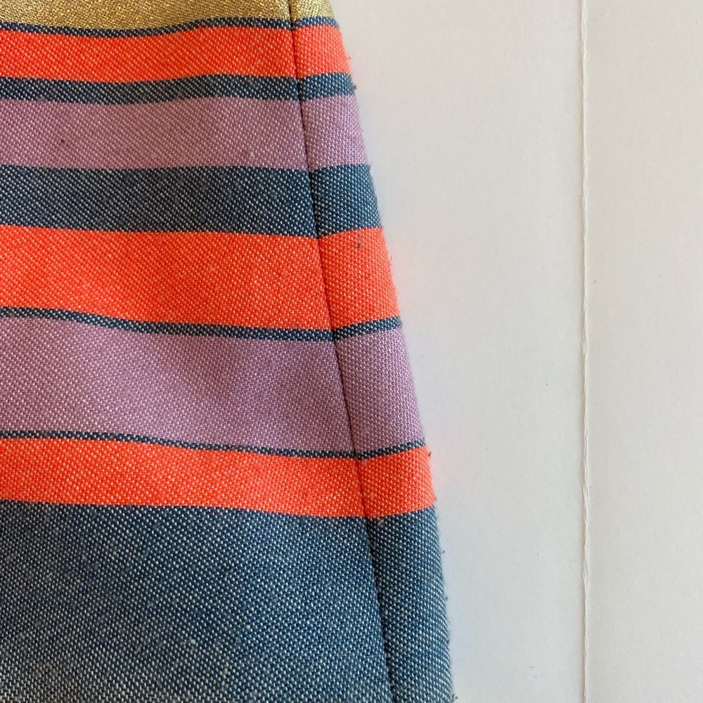 JCrew Mid Thigh Striped Skirt - Picture 6 of 6